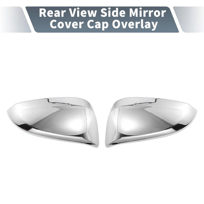 Rearview Mirror Cover Overlay Chrome Plated for Toyota Hilux (2015–2022)
