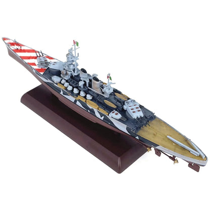 1/1000 Scale Diecast Alloy Italian Battleship Roma Model Display