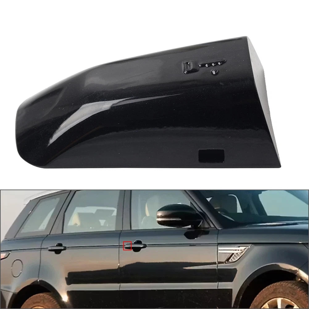 Black Front Right Driver's Side Door Handle Cap Cover For Land Rover For Jaguar