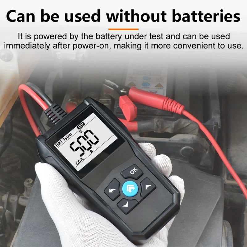 BT10 Battery Diagnostic Equipment for Voltage Resistance and CCA Testing