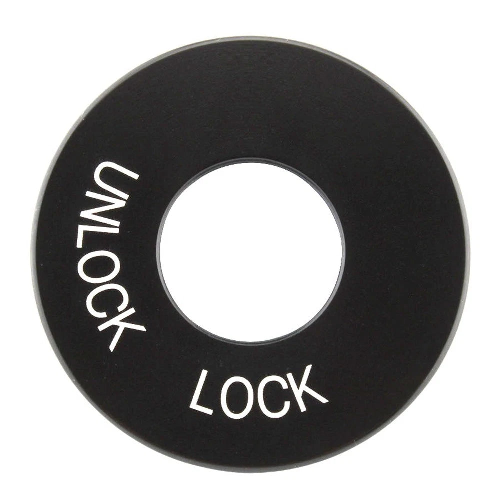 Ignition Fork Lock Trim Insert for Harley Road King FLHR (1994–2024) Black