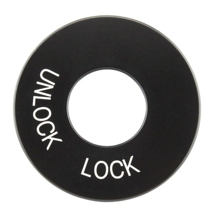 Ignition Fork Lock Trim Insert for Harley Road King FLHR (1994–2024) Black