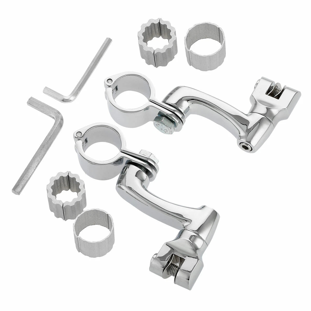 Highway Footpeg Pegs Mount for Harley Road Glide (22mm, 25mm, 32mm, 35mm) Chrome