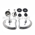 Chrome Inner Fairing Mount Side Rear Mirrors for Harley Street Glide (2014–2017)