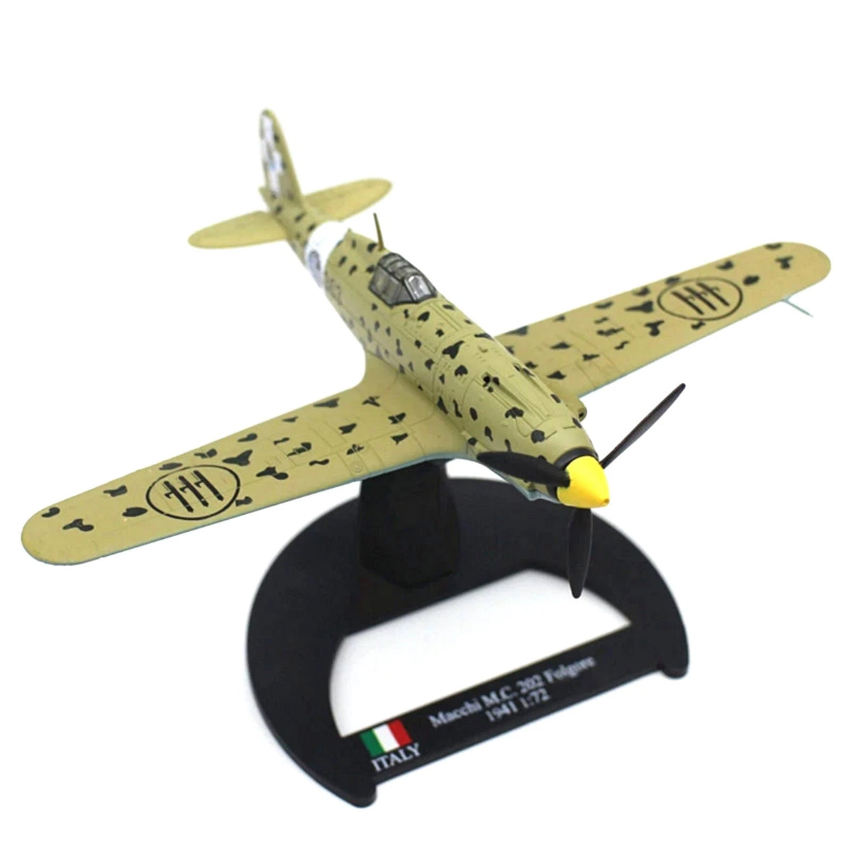 Macchi MC.202 Folgore 1:72 Scale Alloy Model with Display Base