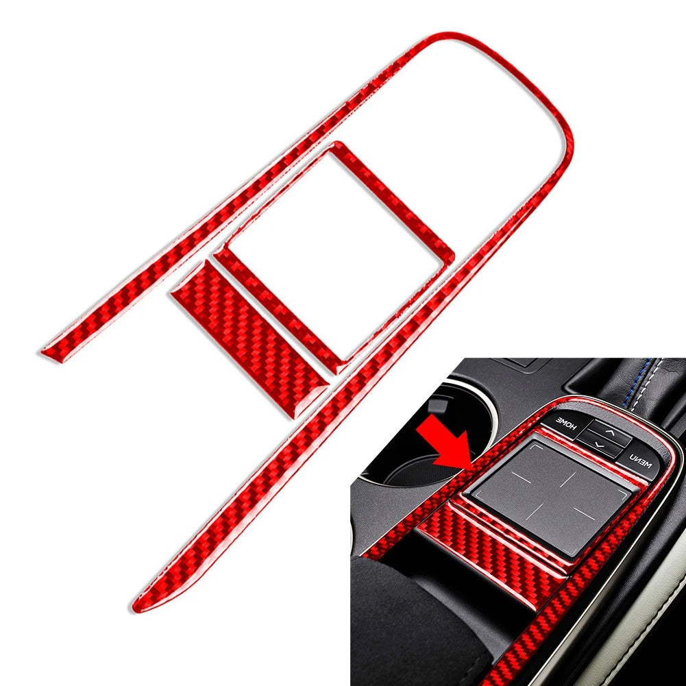 Gear Shift Console Panel Cover Trim for Lexus RC300 RC350 RC200T (2015–2022) Red