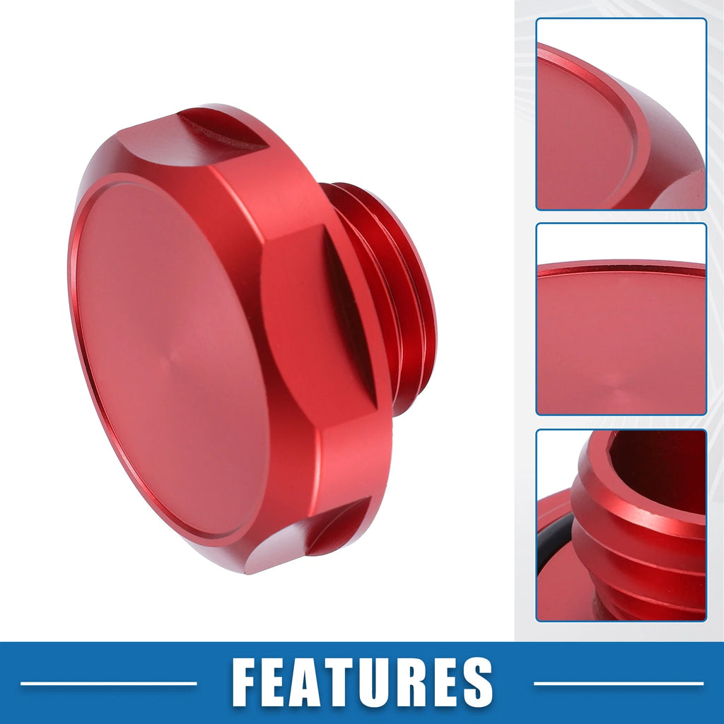 Oil Filler Cap for Nissan Most Models (Modified, Red)