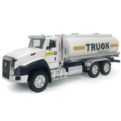 1:50 Alloy Tanker Trailer Truck Model Car Diecast Pull Back Toy
