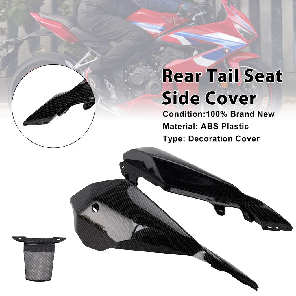 Rear Tail Seat Side Cover Fairing for Honda CBR650R CB650R (2024–2025) Carbon A9