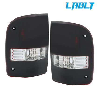 Set of 2 Dark Smoked Tail Lights for Ford Ranger (2001–2011)