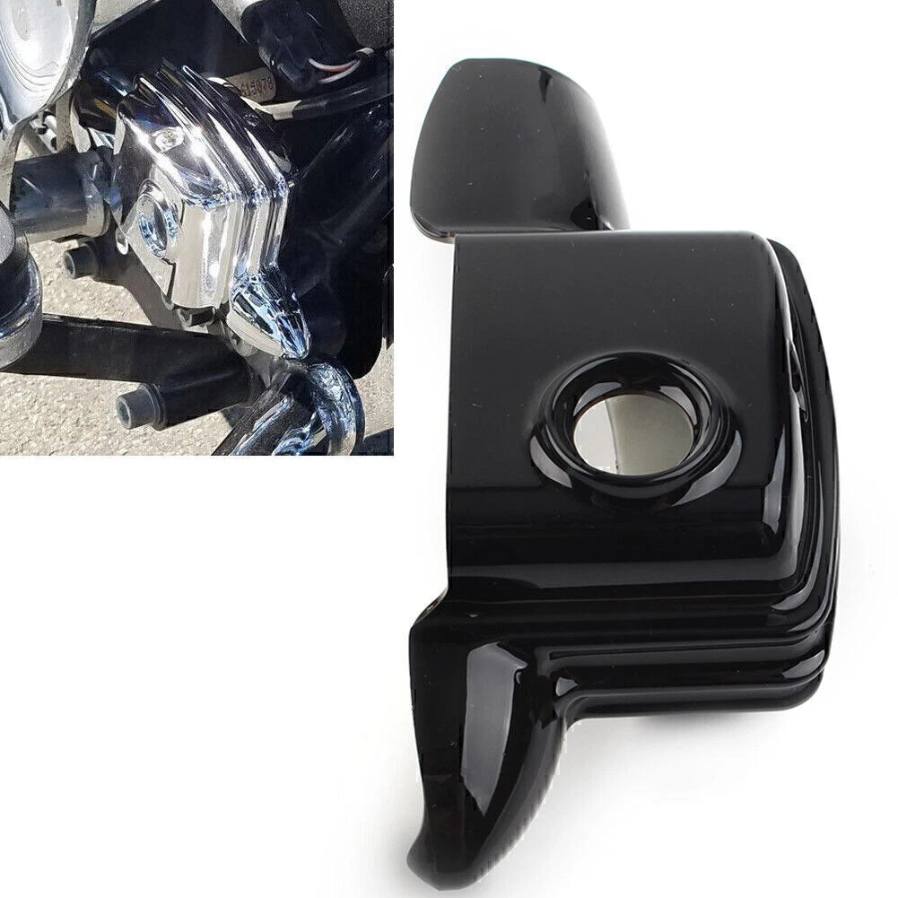 Black ABS Rear Brake Master Cylinder Cover for Harley Touring Electra Glide (2008–2021)