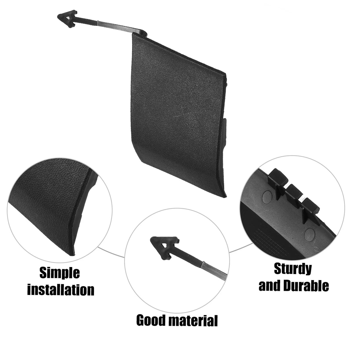 Tow Eye Hook Cover Cap Rear Replacement for Mercedes-Benz GLC 300 (2016–2022)
