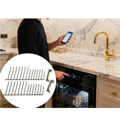 Metal Dishwasher Accessory for Common Dishwasher Types