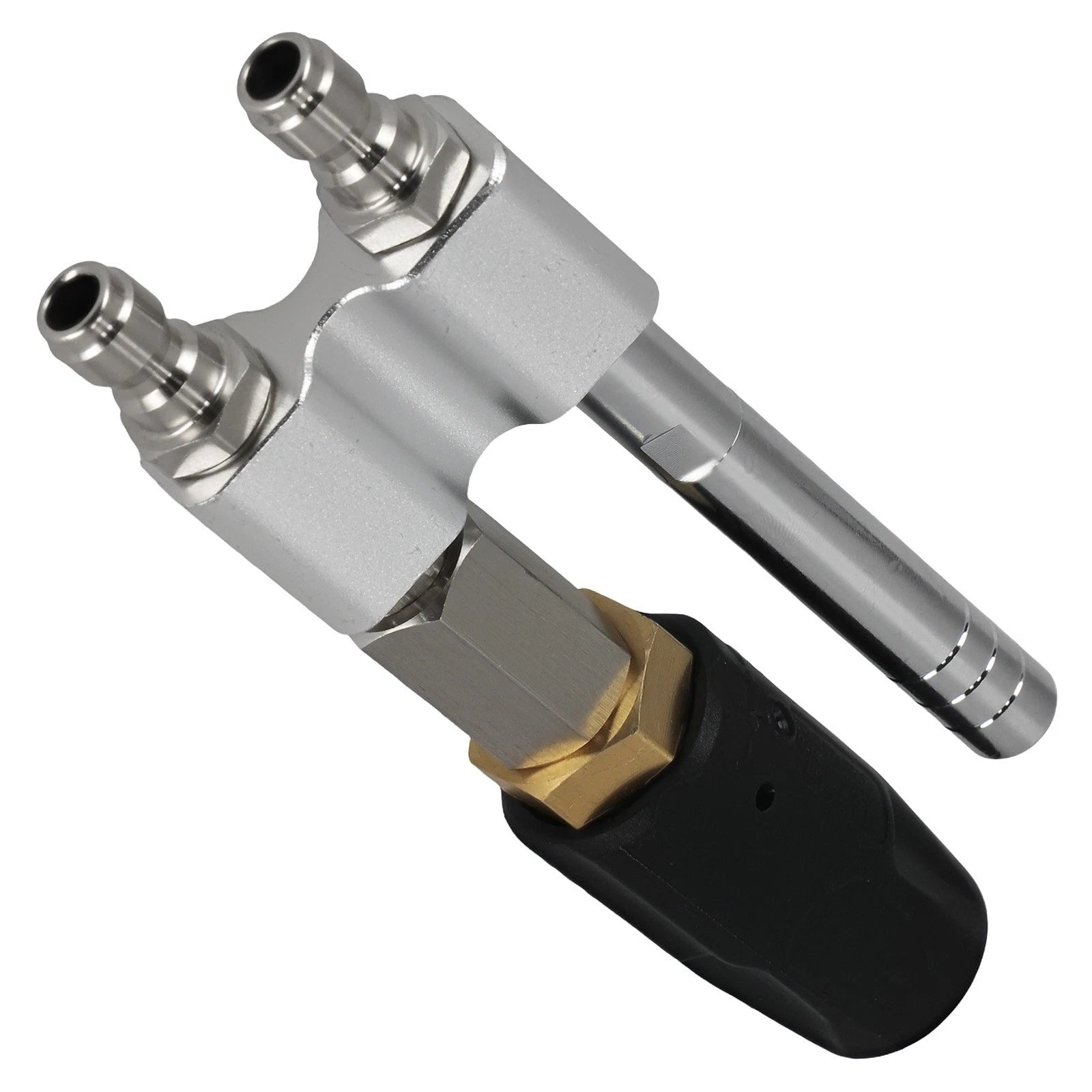 1x 6000 PSI Brass Pressure Washer Nozzle for Adjustable Spray (0-60°)
