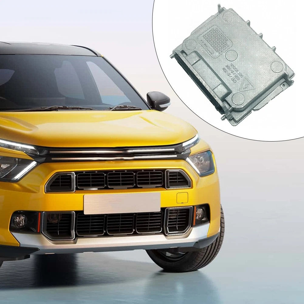 Replacement Headlight Control Unit Compatible for Multiple Car Brands Silver
