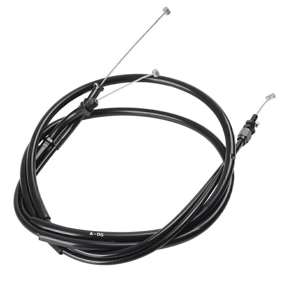 2X Throttle Cable Wire Line for Honda CB400 VTEC (1999–2006) Black