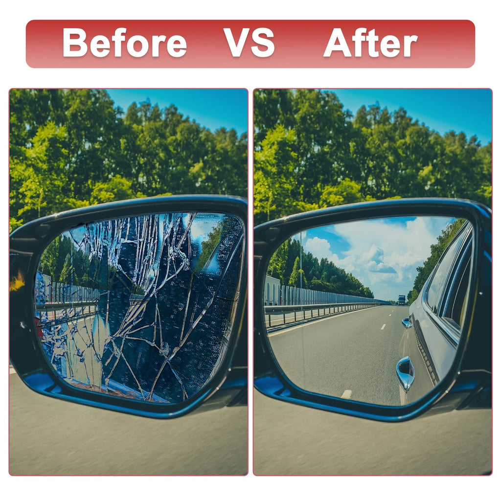 Rearview Mirror Glass Left Heated Replacement for Audi A8 Quattro S8 (2010–2018)