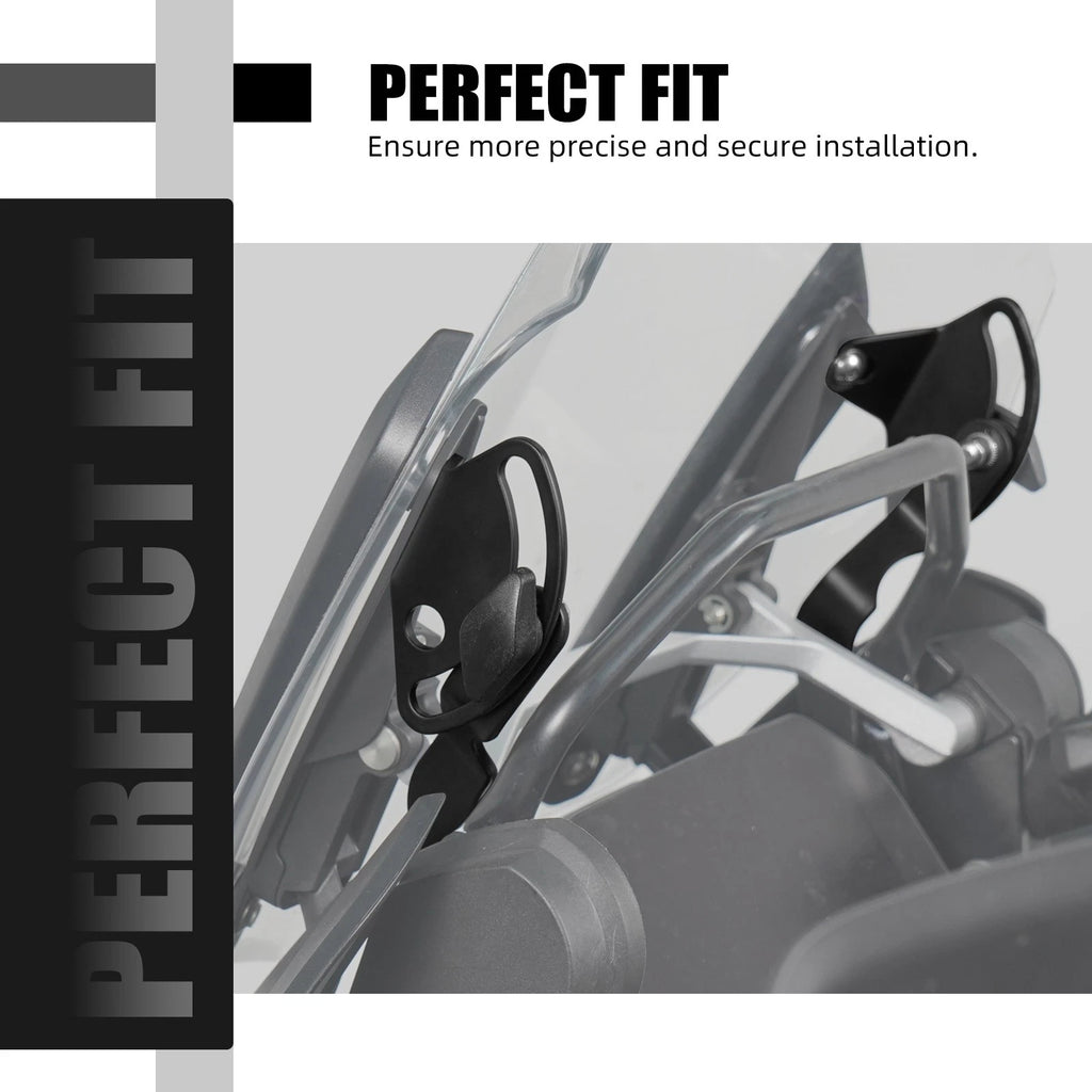 Windshield Bracket Mount Stabilizer Kit for BMW R1200GS GSA (2013–2020)