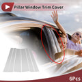 6 Pcs Door Pillar Window Trim Replacement for Toyota Noah (2020–2023)
