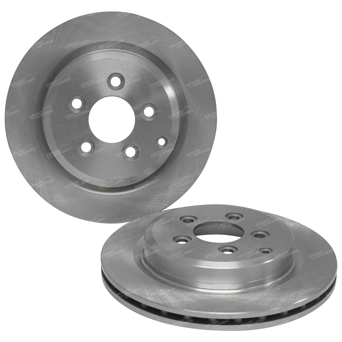 2 Rear Disc Brake Rotors for Ford Pursuit FG V8 5.4L (2008–2010)