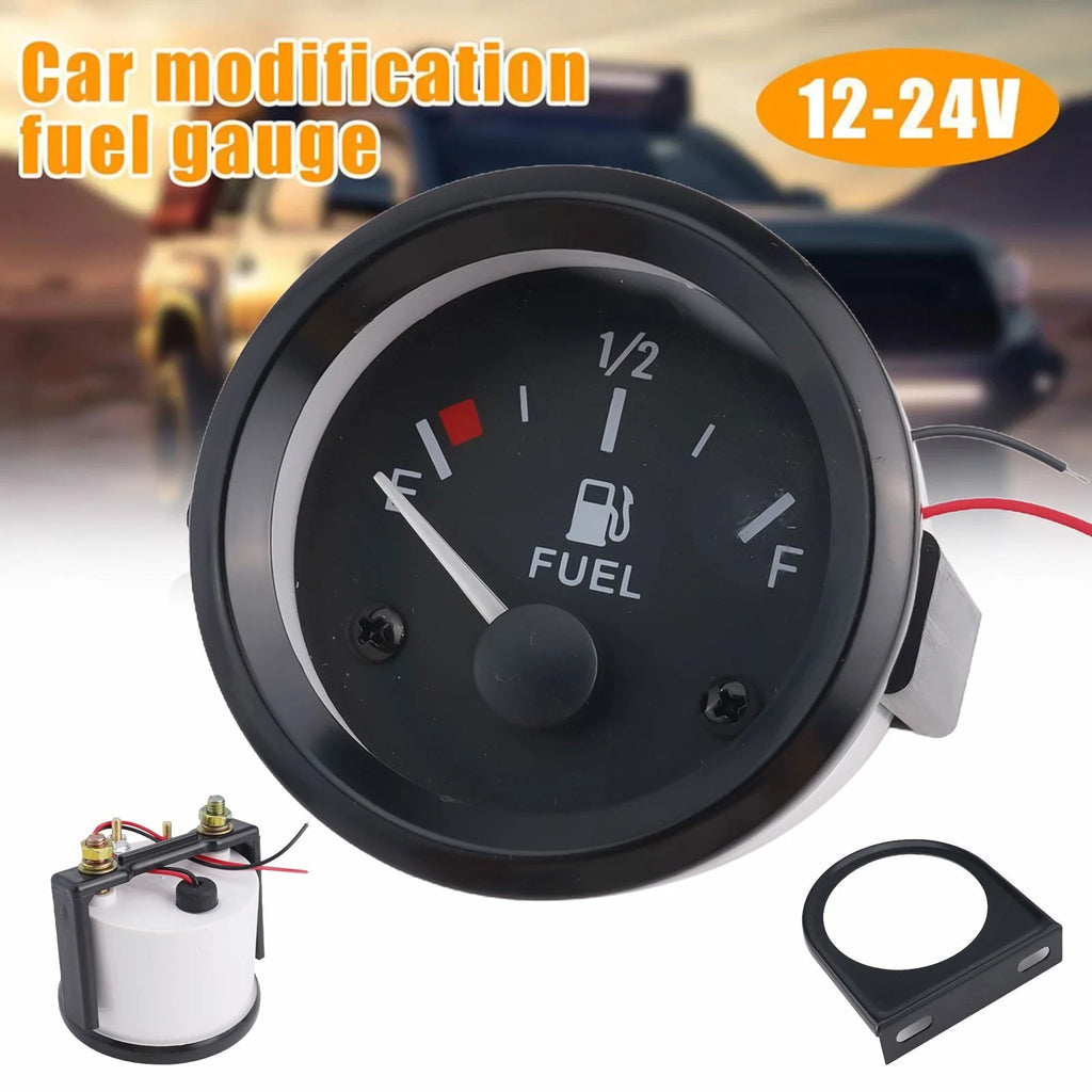 Fuel Gauge Meter for 4/6/8 Cylinder Vehicles (Compatible with )