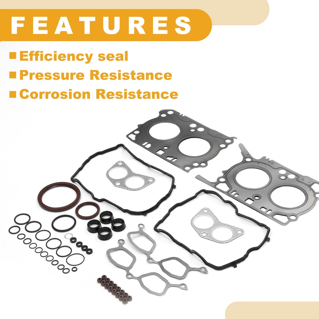 Cylinder Head Gasket Kit Replacement for Subaru FB20 (SJ5) 2.0L (2015–2017)