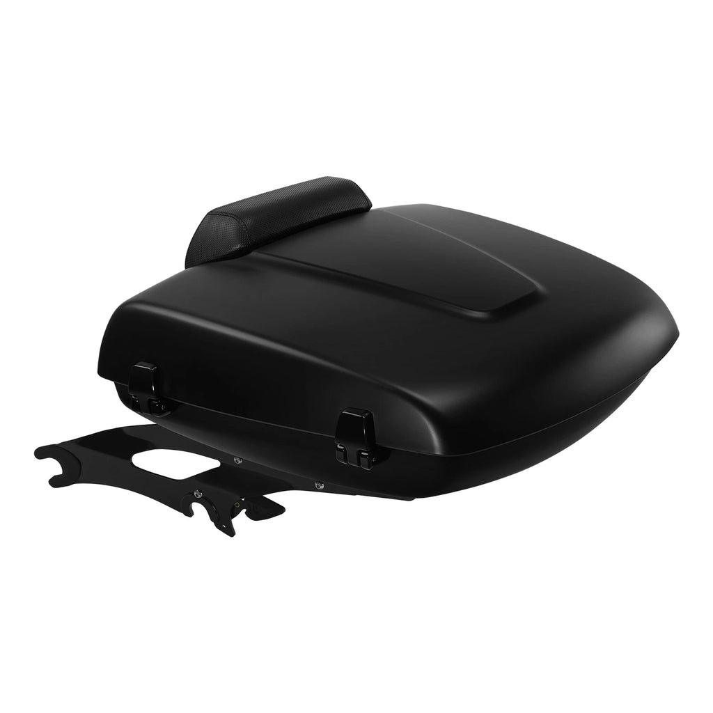 Matte Black Low Profile Trunk Pad Mount Rack for Indian Roadmaster (2015–2023)