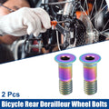 Rear Derailleur Wheel Bolts Set M5 x 14.2mm for Universal Bicycle