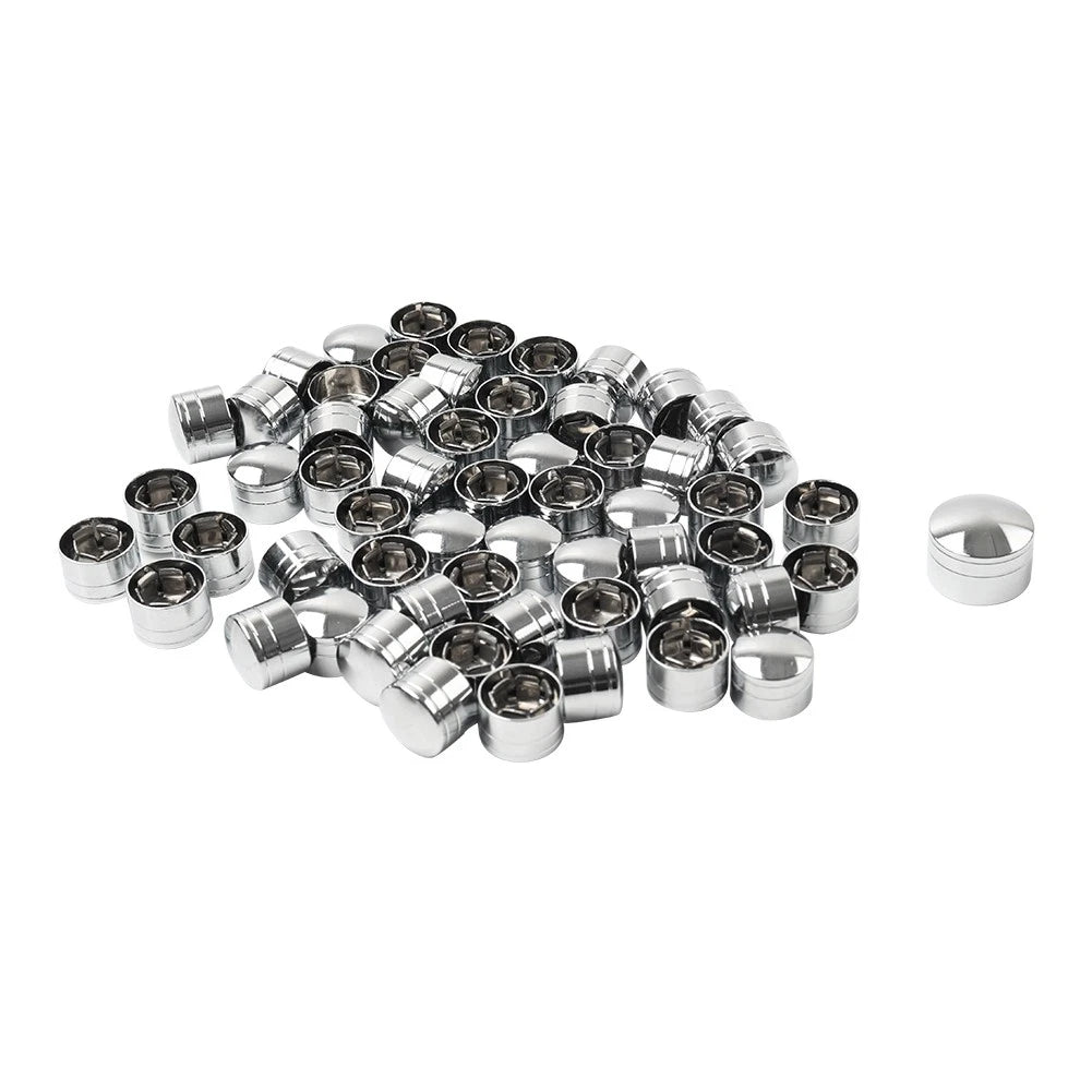 60X Engine Screw Caps Bolt Cover Kit for Harley Fat Boy Electra Glide (1990–2023)