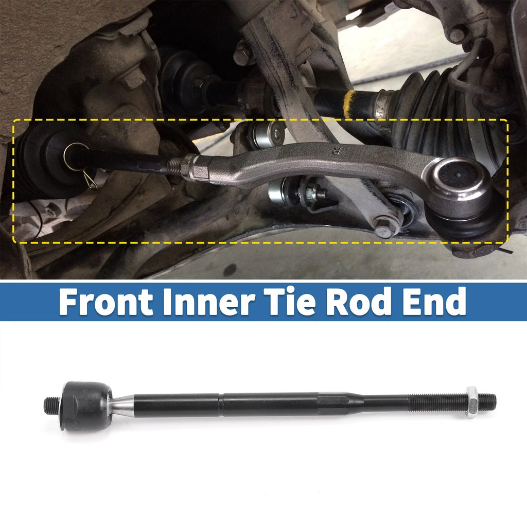 2PCS Front Inner Tie Rod End Links Replacement for Saturn Ion (2003–2007)