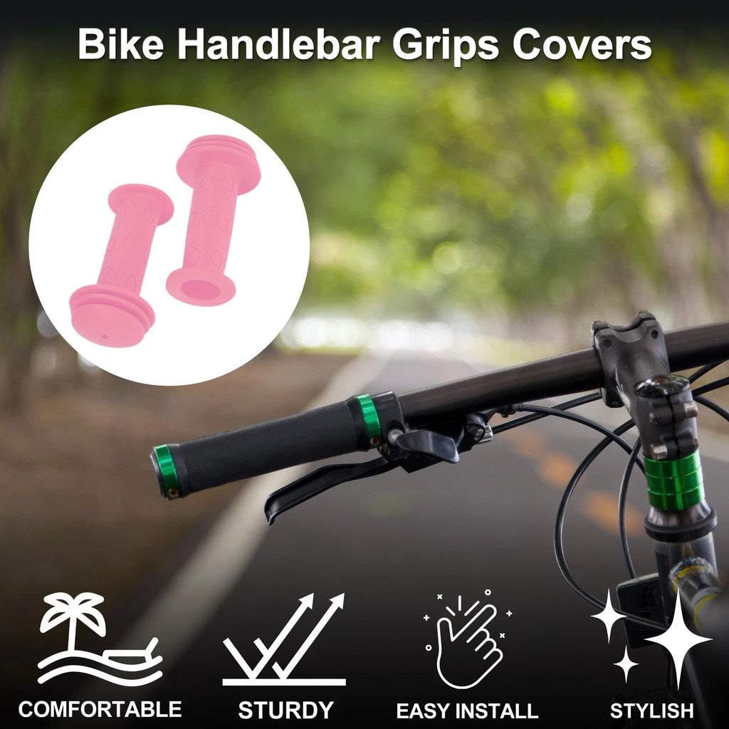 Handlebar Grip Covers 95mm Lightweight MTB End Grips Protector Pair for Bike