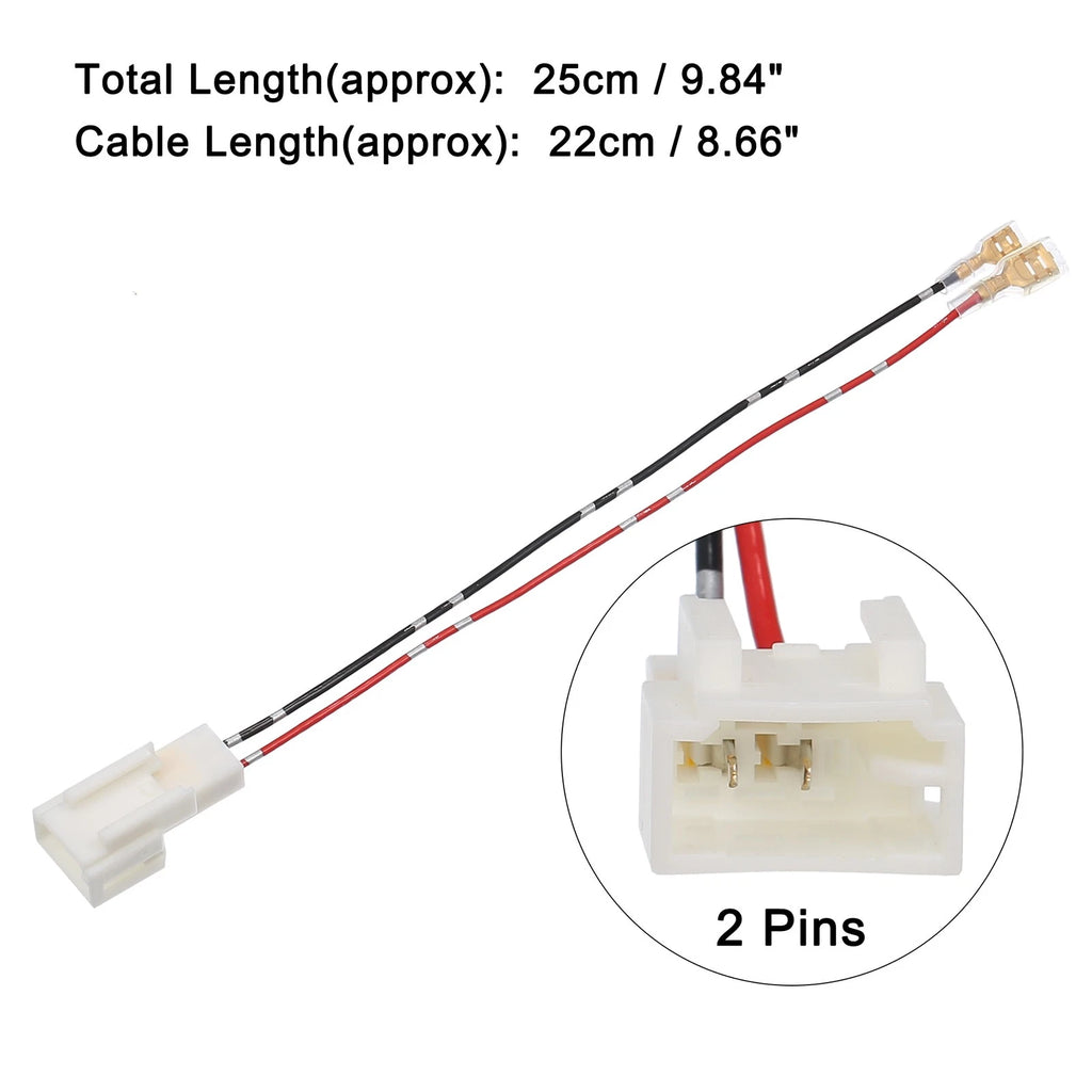 4 Pcs Speaker Connector Wire Harness Adapter for Toyota (2000–2018)