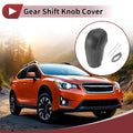 1 Pc Gear Shift Knob Cover for Subaru Forester (2014–2017) Black Gray