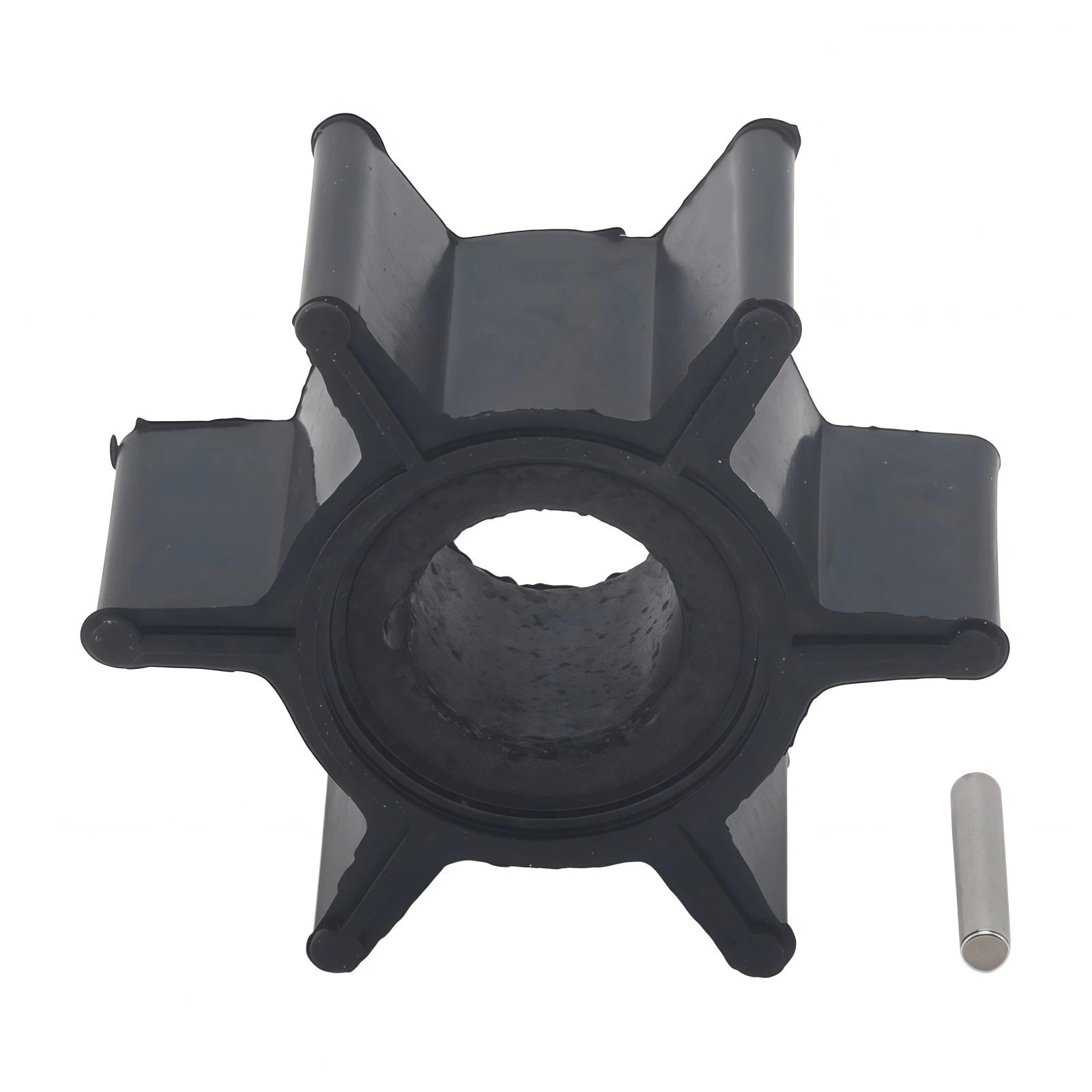 Water Pump Impeller & Pin for Mercury Outboard 4 Stroke (2.5-6 HP) 47-16154-3