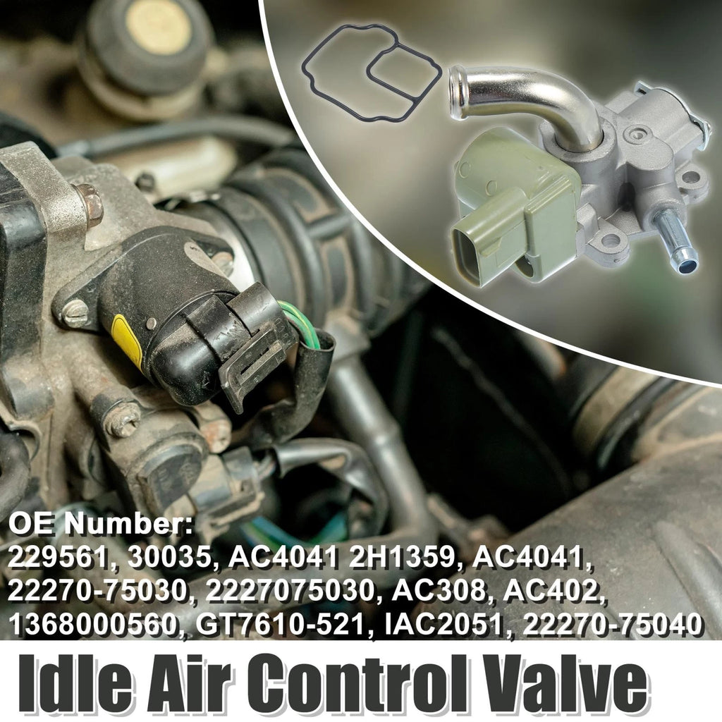 Idle Air Control Valve Replacement with Gasket for Toyota 4Runner Tacoma (1996–2000)