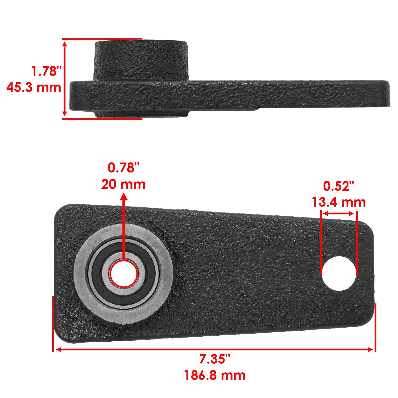 Deck Pulley with Tensioner Arm for John Deere X300 X340 42in (2008–2017)