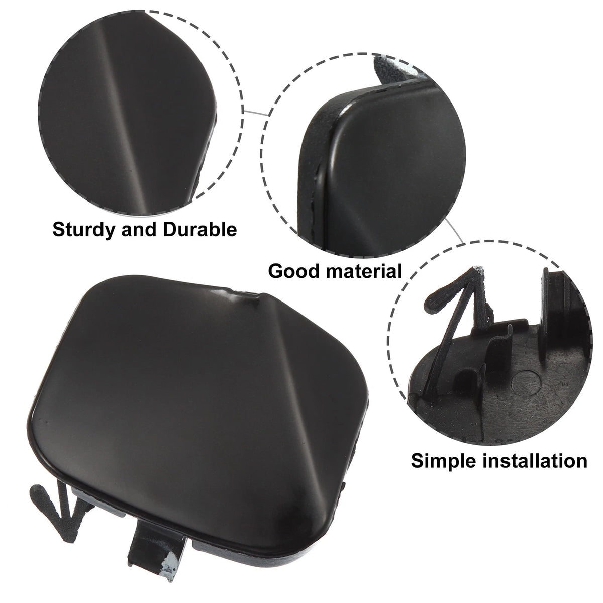 Tow Hook Cover Cap for Nissan Altima (2013–2018) - Black