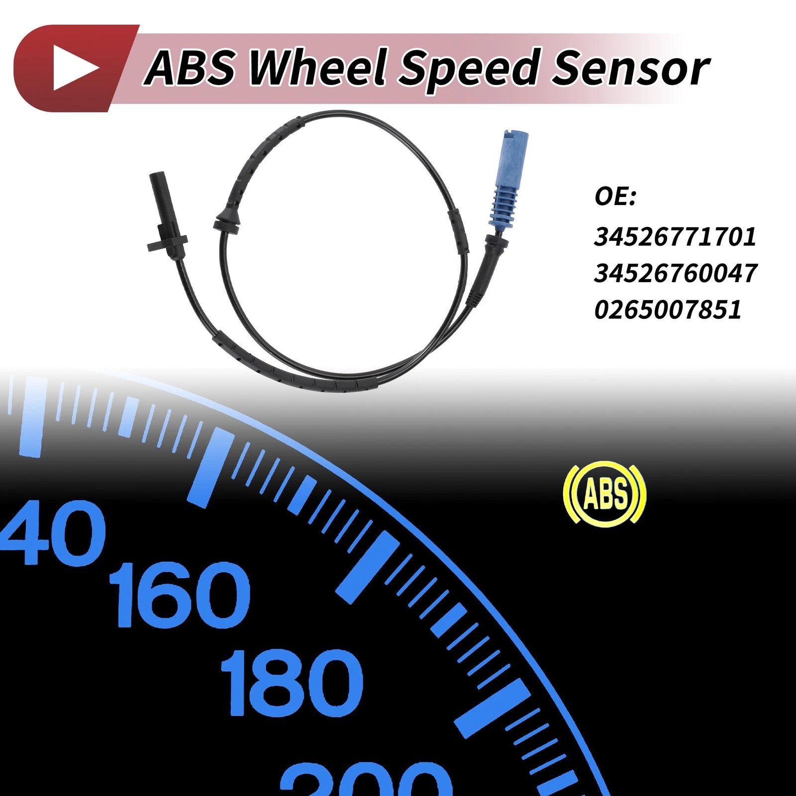 ABS Wheel Speed Sensor Replacement for BMW 530xi Left (2006–2007)