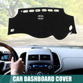 Dashboard Cover Mat for Toyota Alphard (2008–2015) - Black Polyester