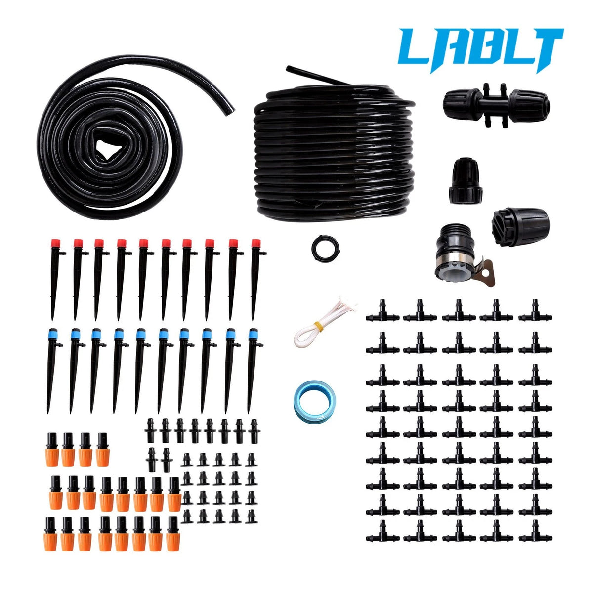 Drip Irrigation Kit for Greenhouse (LABLT 169FT)