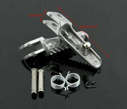Set of 2 Front Bracket Footrests for Honda CBR600RR (2003–2012) CBR1000RR