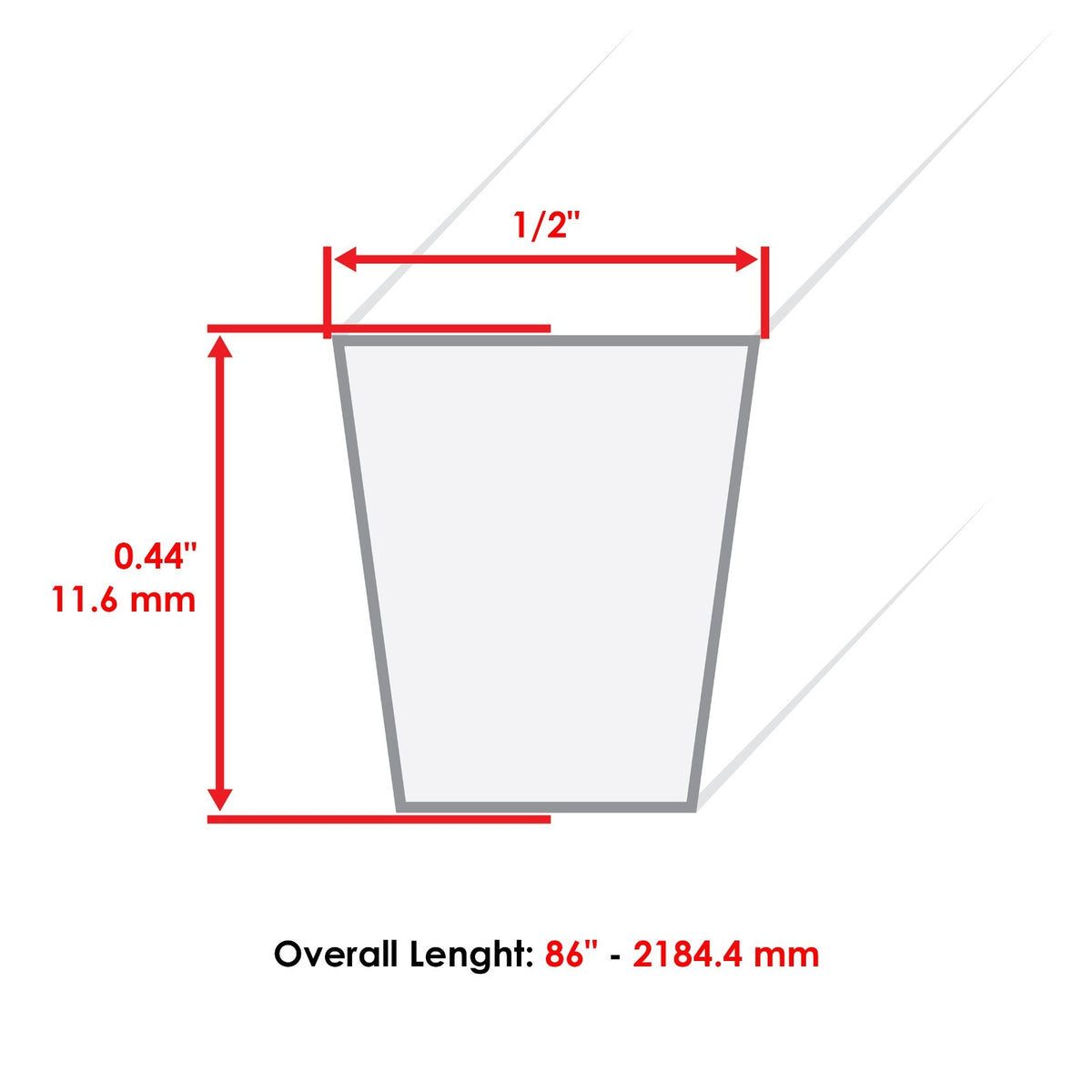 Deck Belt Replacement for Murray 38 inch 40 inch (1970–1999)