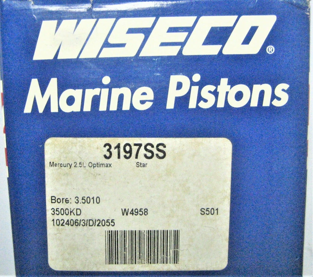 Wiseco 3197SS Piston Kit for Mercury Optimax (Outboard Engine)