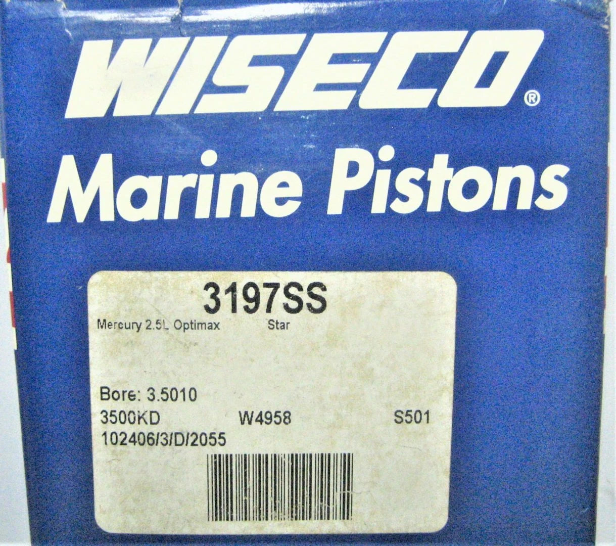 Wiseco 3197SS Piston Kit for Mercury Optimax (Outboard Engine)