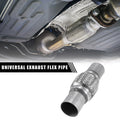 Exhaust Flex Pipe 1.85" x 2" with Ends 7.95" Long Double Braid