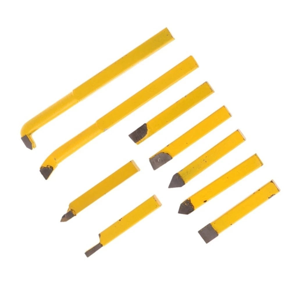 9-Piece Cemented Carbide Cutting Tools Set for General Purpose Lathes