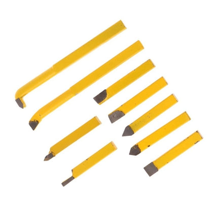 9-Piece Cemented Carbide Cutting Tools Set for General Purpose Lathes