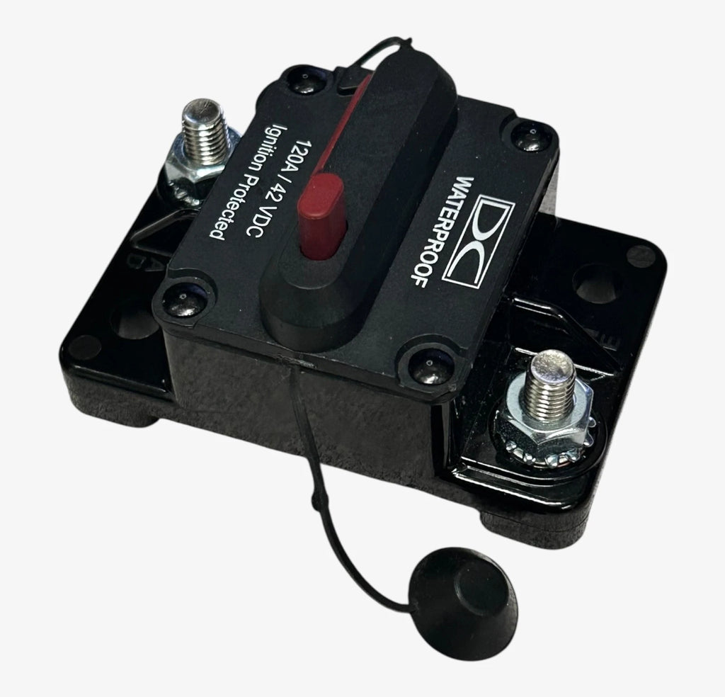 120A Circuit Breaker for DC Applications (Water Proof, Ignition Protected)