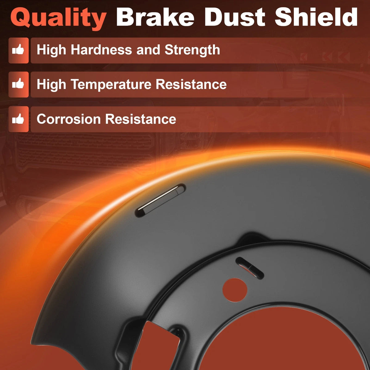 Front Wheel Brake Dust Shield for GMC Savana 2500 (2003–2024) No.25846355/94 7073