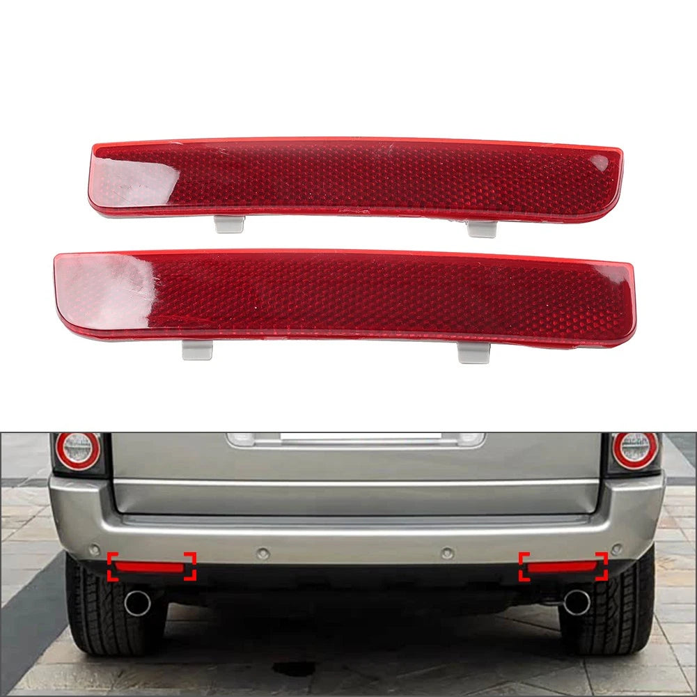 2X Rear Bumper Reflector for Land Rover Range Rover (2003–2012) Freelander 2